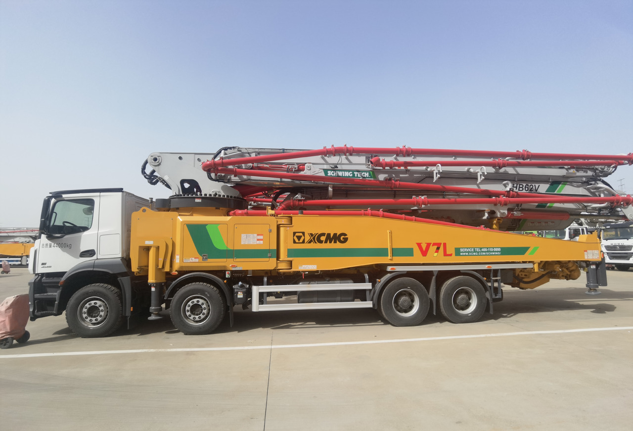 XCMG Official Schwing Concrete Pump HB62V Used Telescopic Concrete Pump Truck Price - Camión bomba de hormigón: foto 3 XCMG Official Schwing Concrete Pump HB62V Used Telescopic Concrete Pump Truck Price - Camión bomba de hormigón: foto 3