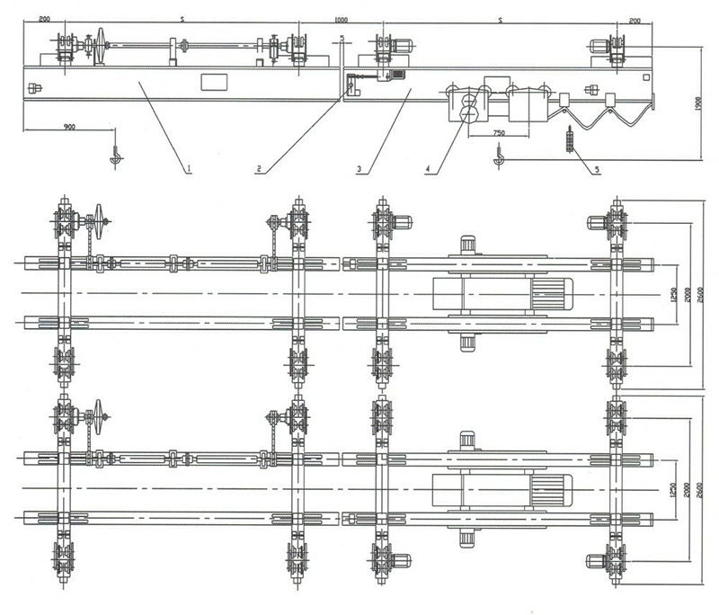 XCMG electric double-girder suspension rail-crossing crane - Grúa pórtico: foto 4 XCMG electric double-girder suspension rail-crossing crane - Grúa pórtico: foto 4