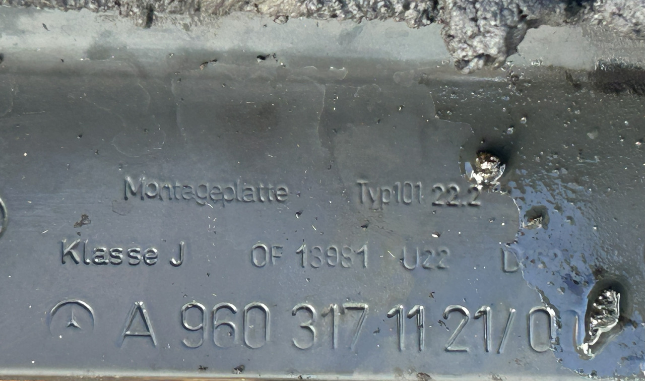 SAF GF GF SK-S 36,2 MERCEDES ACTROS MP4 - Quinta rueda para Camión: foto 2 SAF GF GF SK-S 36,2 MERCEDES ACTROS MP4 - Quinta rueda para Camión: foto 2