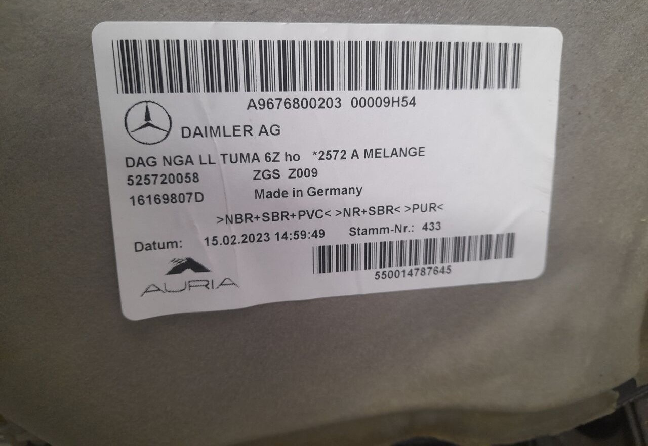 WYKŁADZINA KABINY Mercedes-Benz ATEGO A9676800203 - Cabina e interior para Camión: foto 2 WYKŁADZINA KABINY Mercedes-Benz ATEGO A9676800203 - Cabina e interior para Camión: foto 2