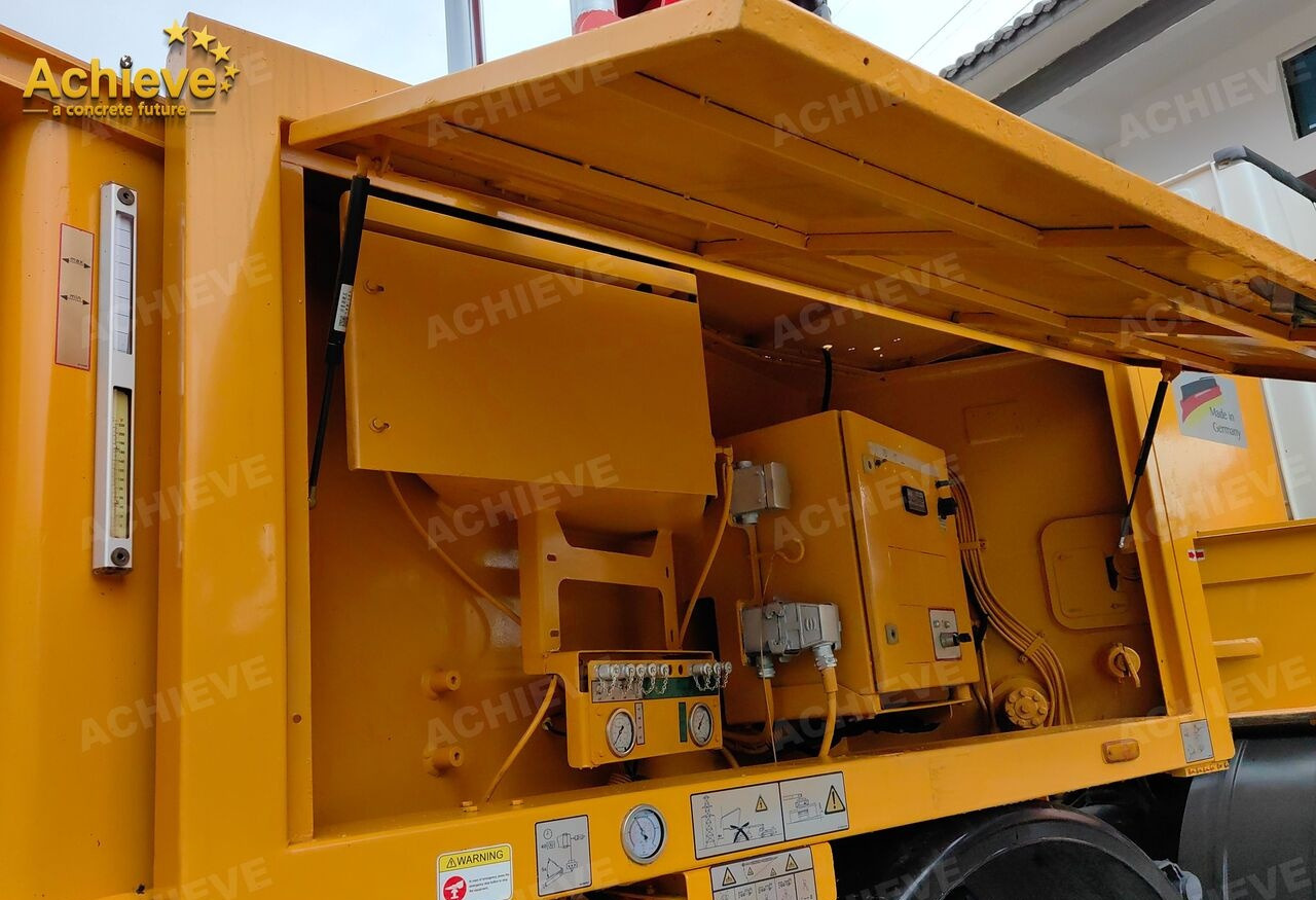 Camión bomba de hormigón PUTZMEISTER Mercedes-Benz Actros 4141 concrete pumpM42-4R 170 m³【ACHIEVE】TOP CONDITION!!!: foto 9