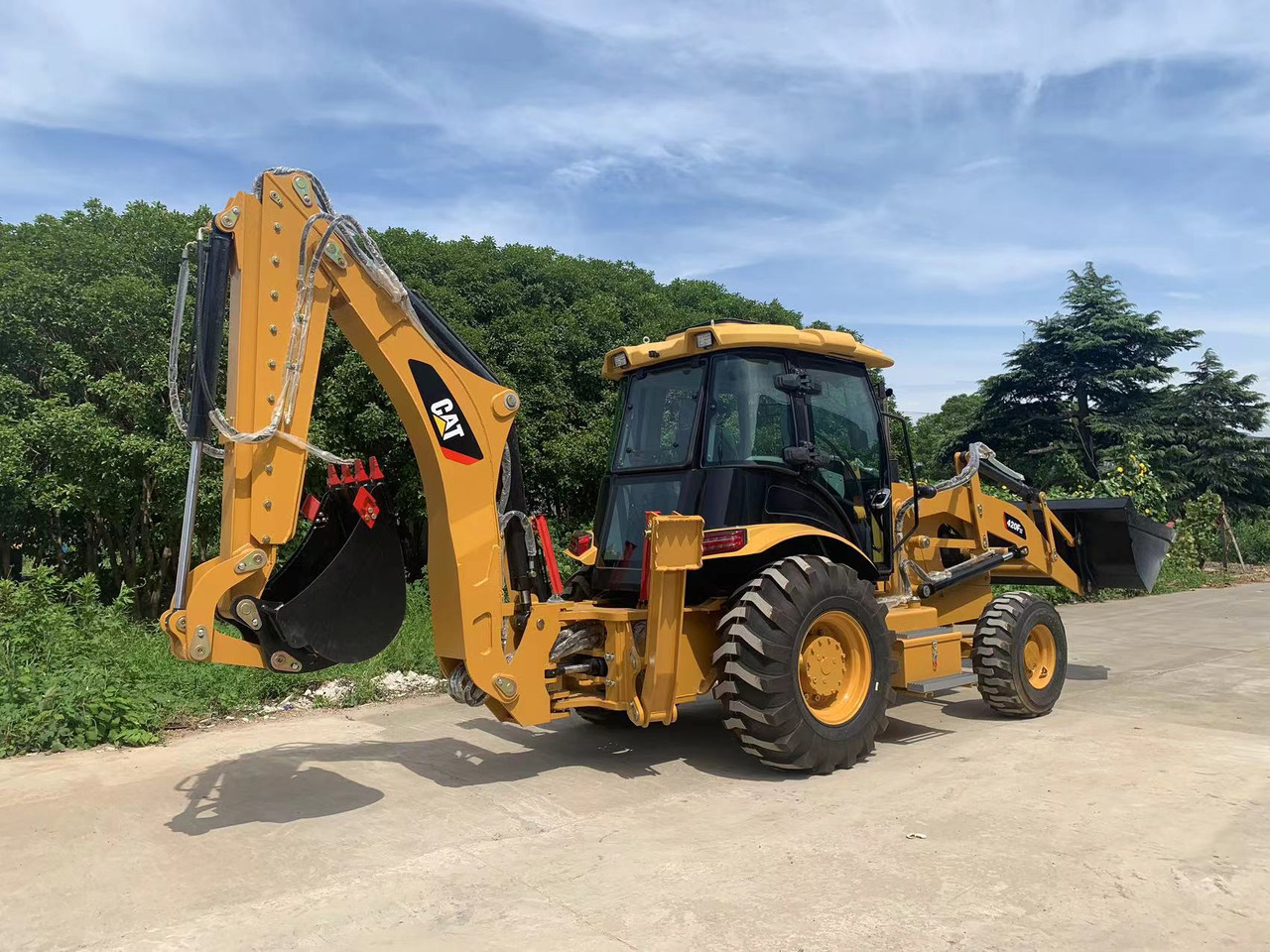 CATERPILLAR Backhoe Loader CAT 420F with Telescopic Boom - Retroexcavadora: foto 1 CATERPILLAR Backhoe Loader CAT 420F with Telescopic Boom - Retroexcavadora: foto 1