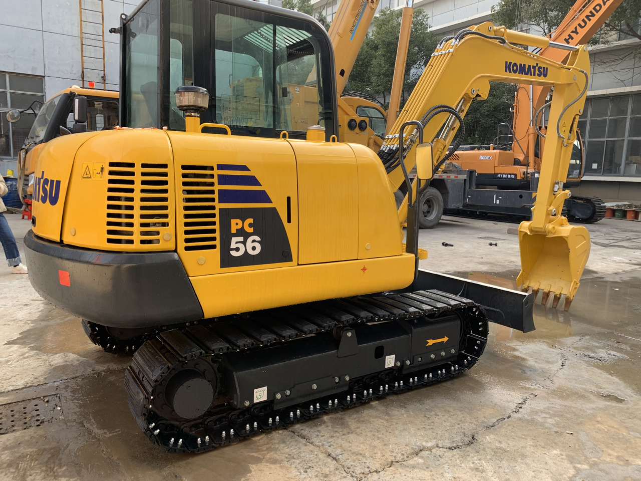 KOMATSU Mini Excavator Komatsu PC56, PC55, PC50 Gardening Excavator - Miniexcavadora: foto 4 KOMATSU Mini Excavator Komatsu PC56, PC55, PC50 Gardening Excavator - Miniexcavadora: foto 4