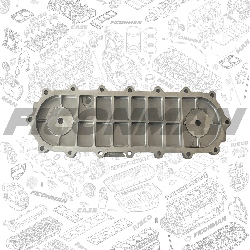 FPT IVECO CASE Cursor9 FPT IVECO CASE Cursor9 Euro 6 F2CFE612 A/B/D F2CFE614A*B041/F2CGE614F*V004 5802431166 EXCHANGER COVER - OIL HEAT EXCHANGER 504127468 - Enfriador de aceite para Camión volquete: foto 2 FPT IVECO CASE Cursor9 FPT IVECO CASE Cursor9 Euro 6 F2CFE612 A/B/D F2CFE614A*B041/F2CGE614F*V004 5802431166 EXCHANGER COVER - OIL HEAT EXCHANGER 504127468 - Enfriador de aceite para Camión volquete: foto 2