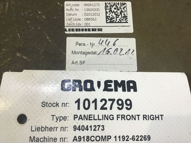 Liebherr A910 compact - Parachoques: foto 5 Liebherr A910 compact - Parachoques: foto 5