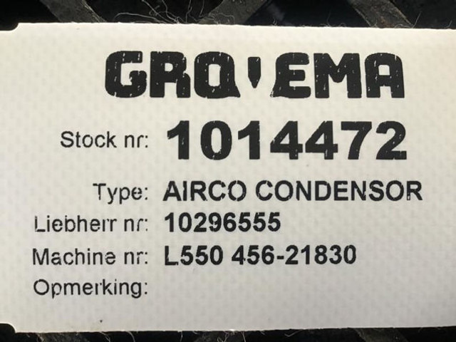 Liebherr Airco Condenser - Pieza de aire acondicionado: foto 4 Liebherr Airco Condenser - Pieza de aire acondicionado: foto 4