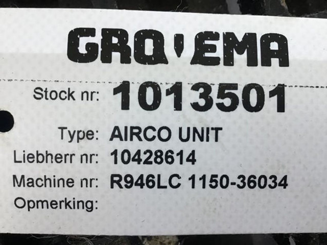 Liebherr Airco Unit - Compresor de aire acondicionado: foto 4 Liebherr Airco Unit - Compresor de aire acondicionado: foto 4