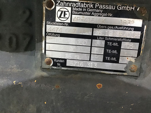 Eje posterior Liebherr Axle: foto 9
