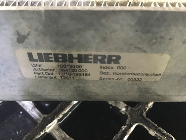 Liebherr Capacitor Unit - Pieza de aire acondicionado: foto 3 Liebherr Capacitor Unit - Pieza de aire acondicionado: foto 3