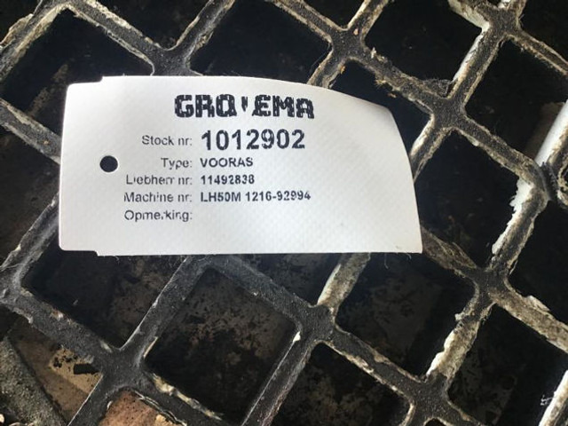 Eje y piezas Liebherr Front Axle: foto 8 Eje y piezas Liebherr Front Axle: foto 8