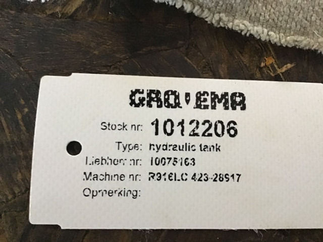 Depósito hidráulico Liebherr Hydraulic Tank: foto 15