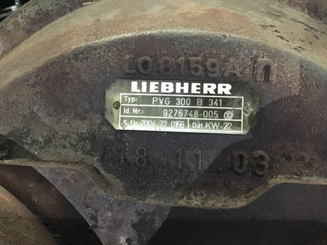 Liebherr PVG 300 B 341 - Bomba de dirección: foto 2 Liebherr PVG 300 B 341 - Bomba de dirección: foto 2