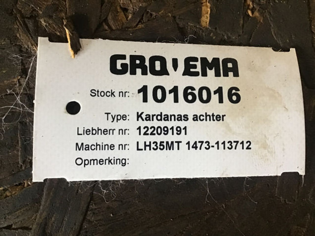 Liebherr Propellor Shaft - Palier: foto 4 Liebherr Propellor Shaft - Palier: foto 4