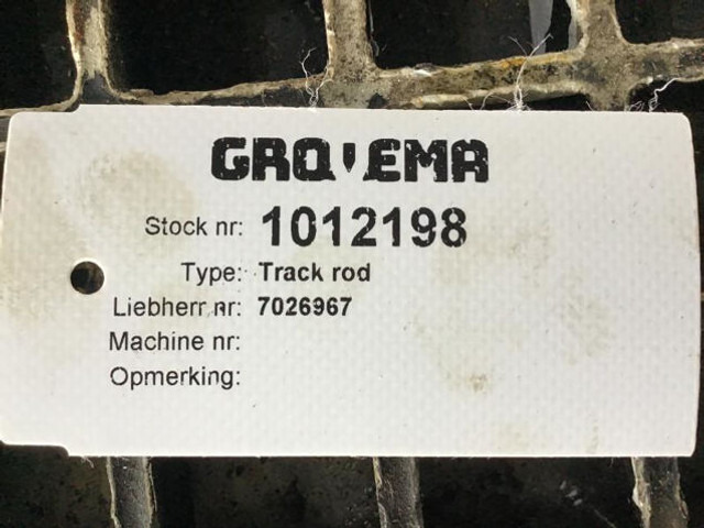 Dirección Liebherr Track Rod: foto 8 Dirección Liebherr Track Rod: foto 8