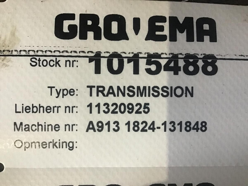 Liebherr Transmission - Caja de cambios: foto 3 Liebherr Transmission - Caja de cambios: foto 3