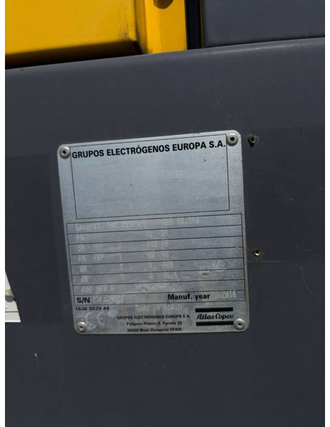Atlas-Copco QAS 60 ST3 - Generador industriale: foto 5 Atlas-Copco QAS 60 ST3 - Generador industriale: foto 5