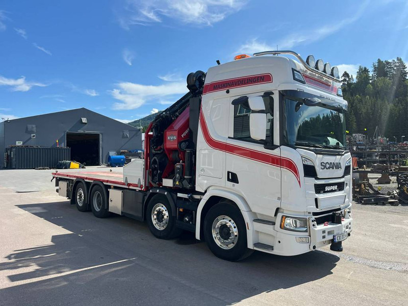 Scania R 590 + HMF 9520 K6 + Jibb + Winch - Camión grúa: foto 5 Scania R 590 + HMF 9520 K6 + Jibb + Winch - Camión grúa: foto 5