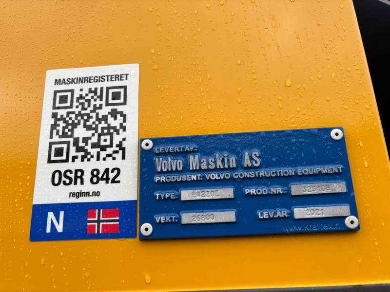 Excavadora de cadenas Volvo EW 220 E TUNNEL: foto 7 Excavadora de cadenas Volvo EW 220 E TUNNEL: foto 7