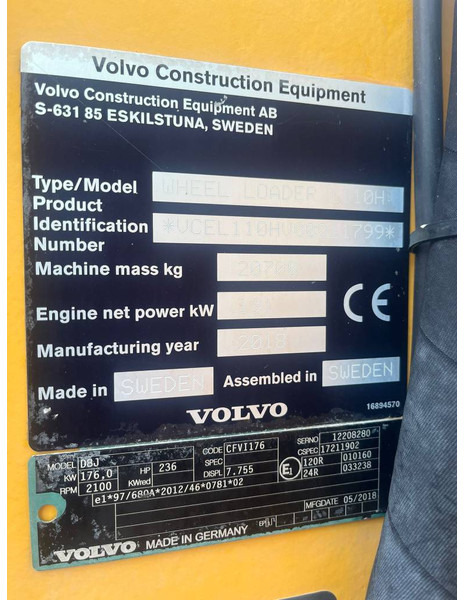 Volvo L 110 H - Cargadora de ruedas: foto 5 Volvo L 110 H - Cargadora de ruedas: foto 5