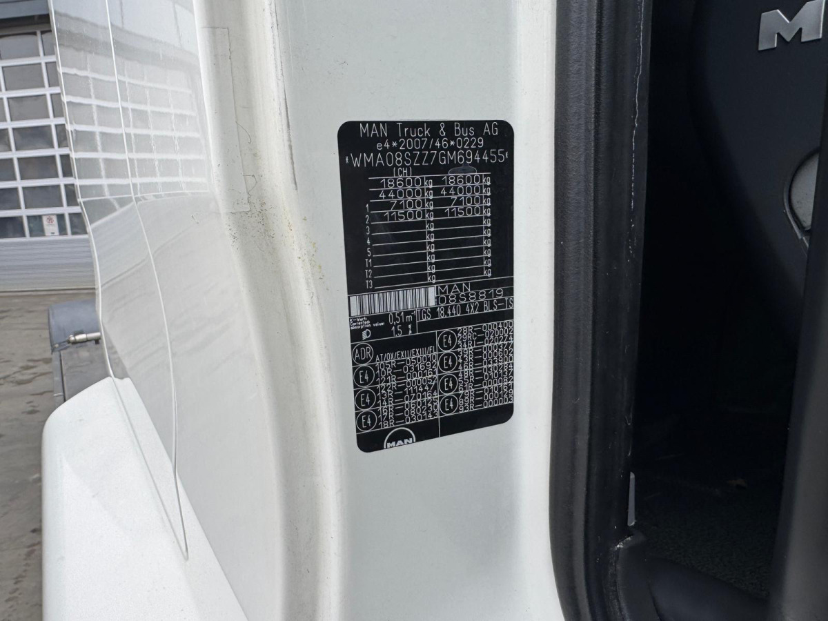 Cabeza tractora MAN TGS 18.440 4x2 ADR Kompressor: foto 11