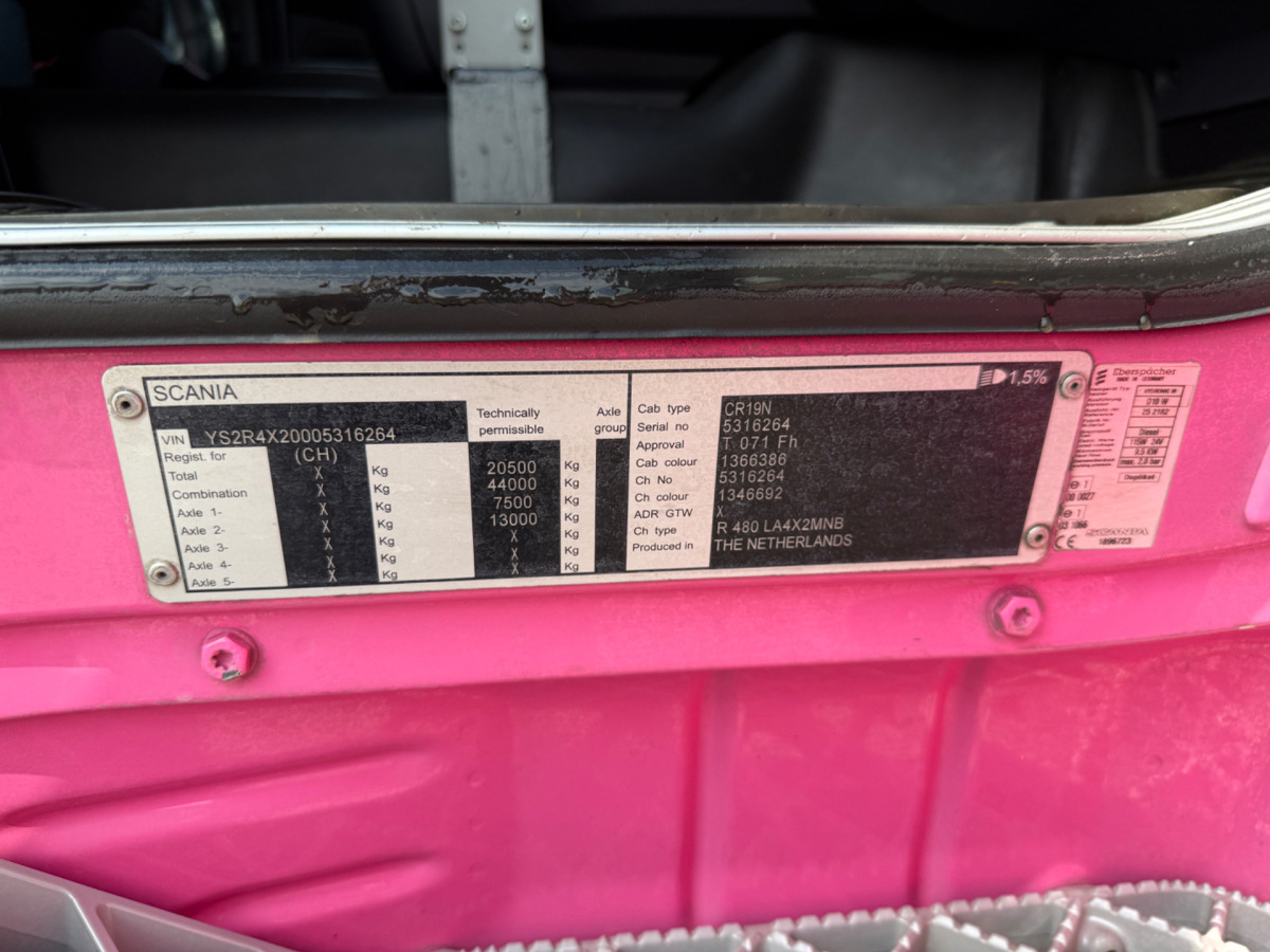 Cabeza tractora SCANIA R480 4x2 Hydraulik: foto 9