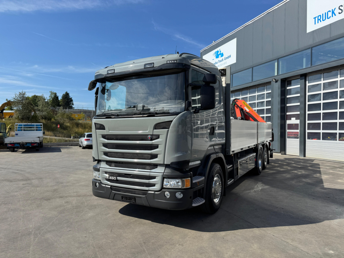 SCANIA R490 6x2 PK18002-4 - Camión grúa: foto 1 SCANIA R490 6x2 PK18002-4 - Camión grúa: foto 1