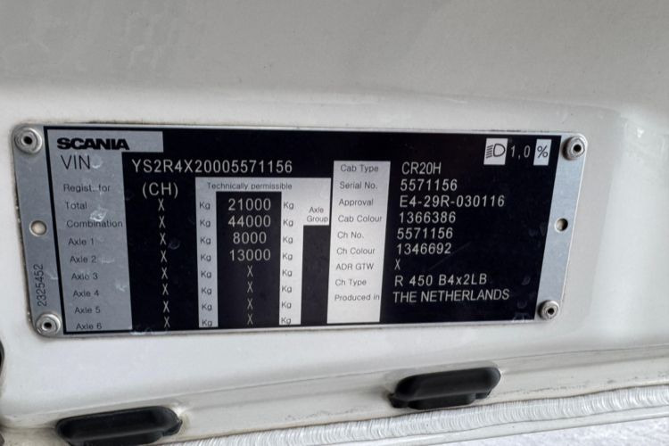 Leasing de  Scania R450 4x2 Isotherm Scania R450 4x2 Isotherm: foto 17