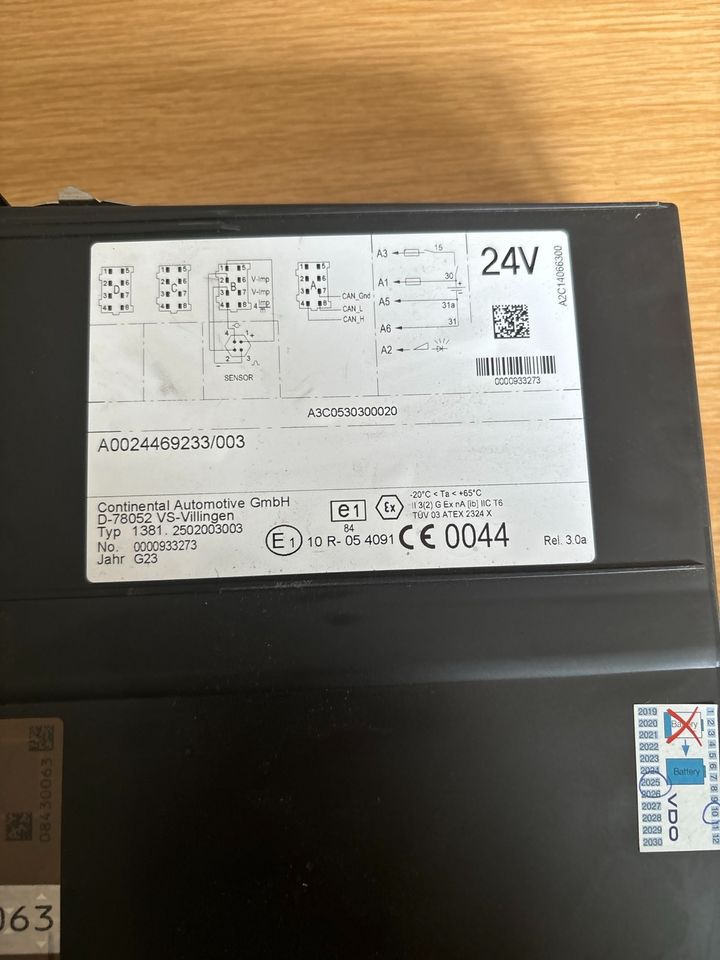 Mercedes-Benz Tachograph A0024469233 - Tacógrafo para Camión: foto 3 Mercedes-Benz Tachograph A0024469233 - Tacógrafo para Camión: foto 3