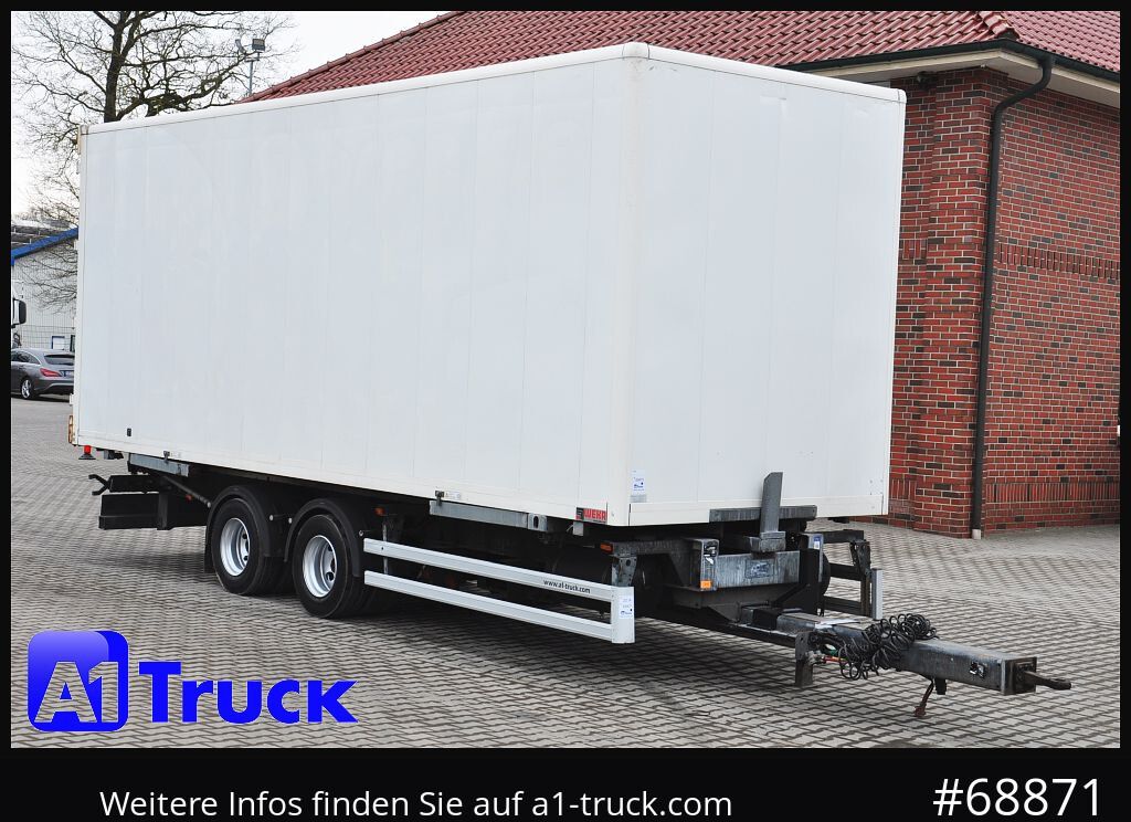 ACKERMANN 2 achs Koffer Wechselaufbau, Moebel, Lichtband - Remolque caja cerrada: foto 1 ACKERMANN 2 achs Koffer Wechselaufbau, Moebel, Lichtband - Remolque caja cerrada: foto 1
