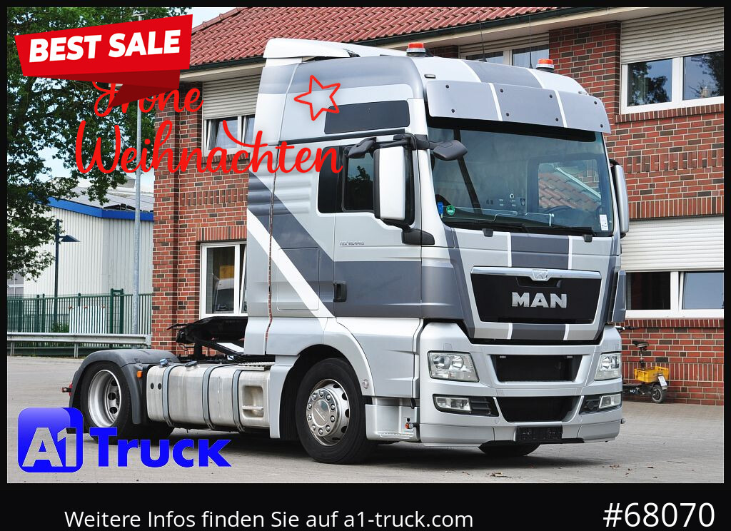 MAN TGX 18.440, Überführer, Terberg Kamag, 2x AHK, verstellbare Sattelplatte, - Cabeza tractora: foto 1 MAN TGX 18.440, Überführer, Terberg Kamag, 2x AHK, verstellbare Sattelplatte, - Cabeza tractora: foto 1