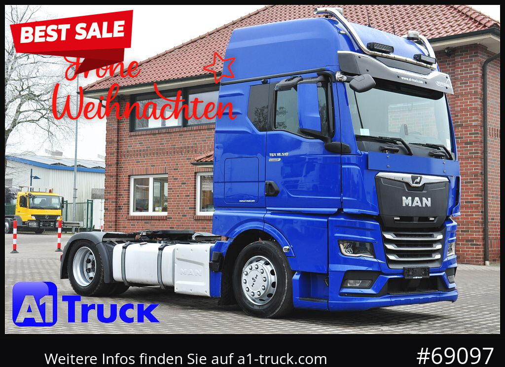 MAN TGX 18.510 LL GX Individual, Retarder, neues Model - Cabeza tractora: foto 1 MAN TGX 18.510 LL GX Individual, Retarder, neues Model - Cabeza tractora: foto 1