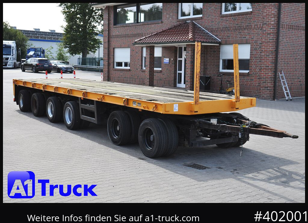 GOLDHOFER 6achs Plattform, Ballast, 60to., Schwerlast, - Remolque plataforma/ Caja abierta: foto 1 GOLDHOFER 6achs Plattform, Ballast, 60to., Schwerlast, - Remolque plataforma/ Caja abierta: foto 1