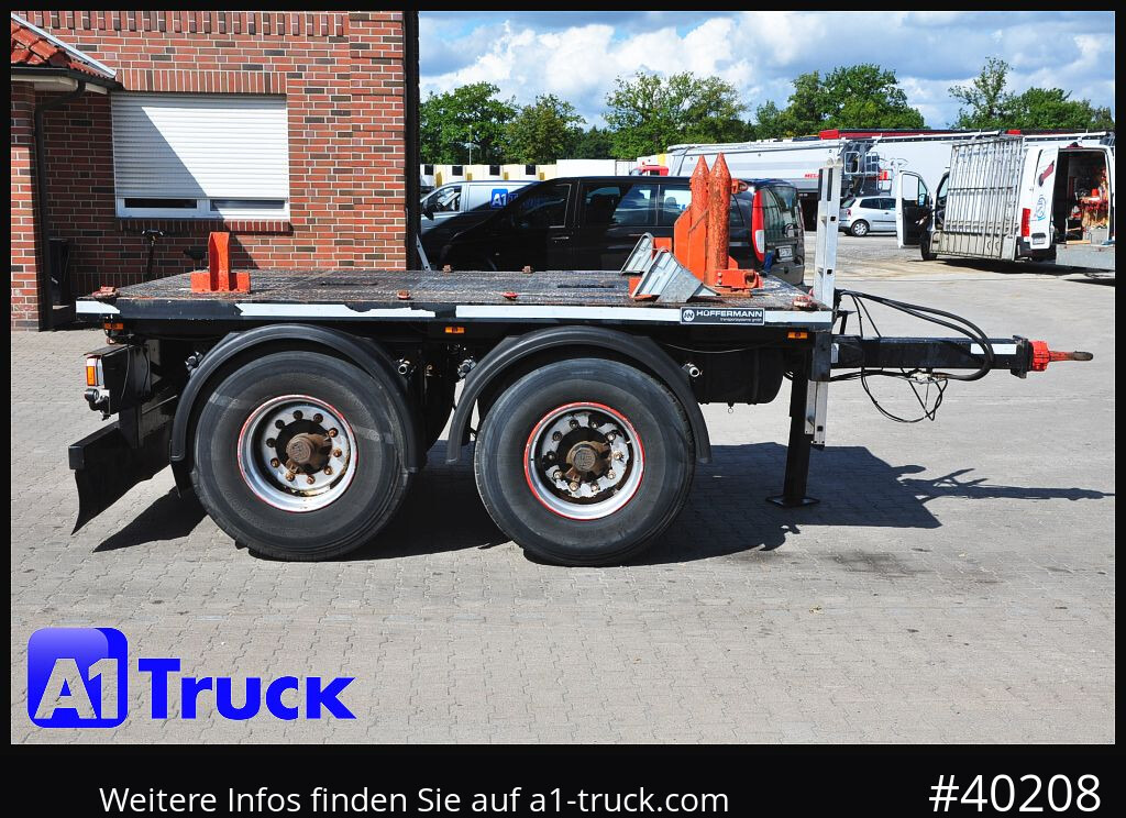 HUEFFERMANN HTA1800, Ballast, BPW Achsen,  Luft, - Remolque plataforma/ Caja abierta: foto 5 HUEFFERMANN HTA1800, Ballast, BPW Achsen,  Luft, - Remolque plataforma/ Caja abierta: foto 5