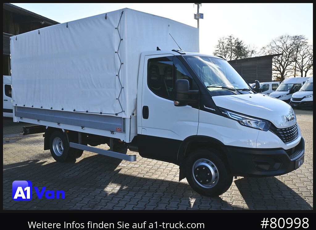IVECO Daily 72C18 A8V Pritsche/Plane, Tempomat, AHK, Klima - Furgoneta con lona: foto 1 IVECO Daily 72C18 A8V Pritsche/Plane, Tempomat, AHK, Klima - Furgoneta con lona: foto 1