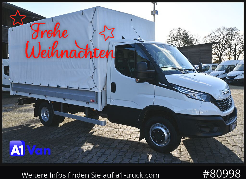 IVECO Daily 72C18 A8V Pritsche/Plane, Tempomat, AHK, Klima - Furgoneta con lona: foto 1 IVECO Daily 72C18 A8V Pritsche/Plane, Tempomat, AHK, Klima - Furgoneta con lona: foto 1