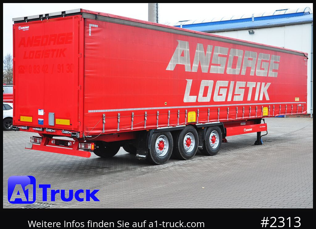 Semirremolque lona KRONE SD Tautliner, Joloda, Paper, guter Zustand, 1 Vorbesitzer: foto 11