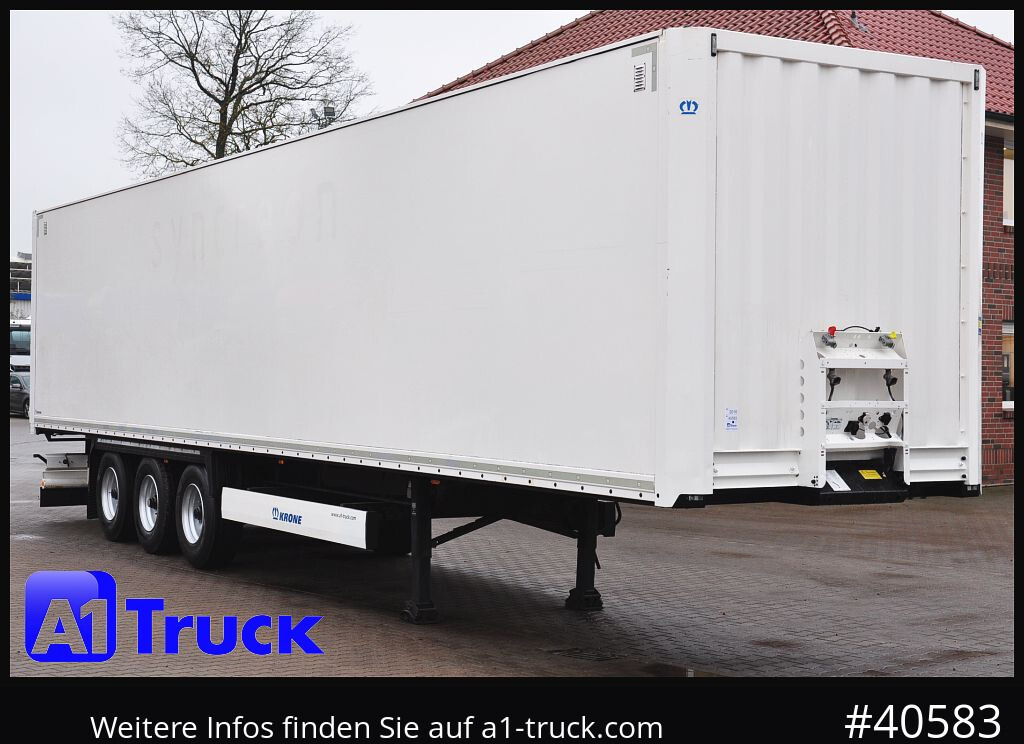 KRONE SDK 27, Koffer, 1 Vorbesitzer, Plywood, - Semirremolque caja cerrada: foto 1 KRONE SDK 27, Koffer, 1 Vorbesitzer, Plywood, - Semirremolque caja cerrada: foto 1