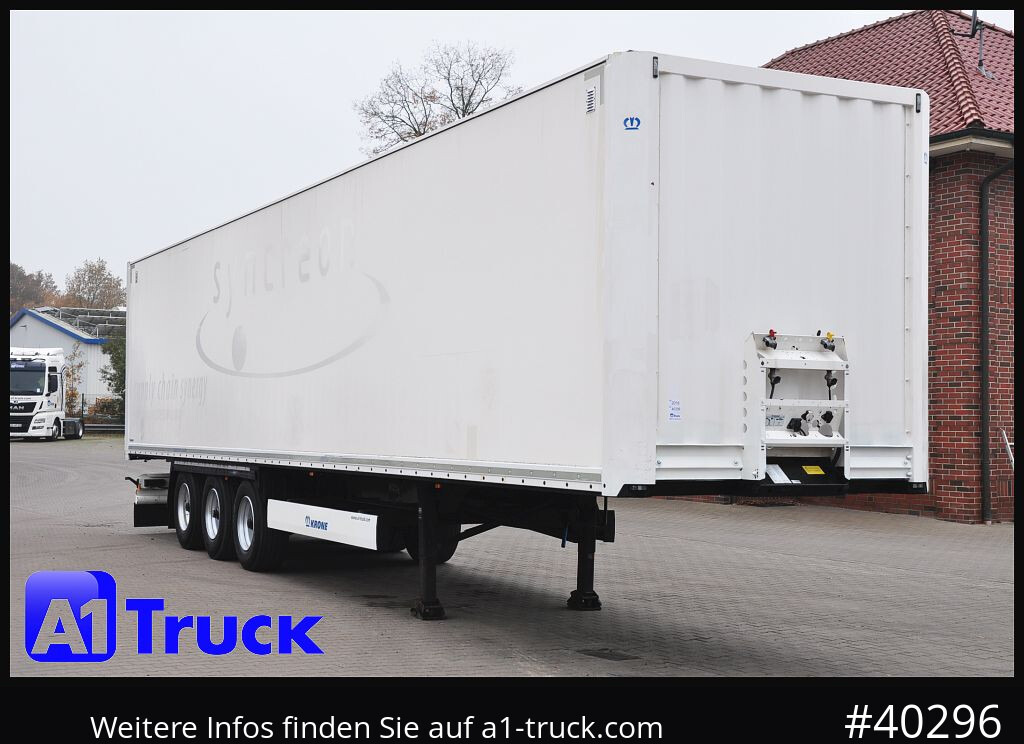 KRONE SDK 27, Koffer, 1 Vorbesitzer, Plywood, - Semirremolque caja cerrada: foto 1 KRONE SDK 27, Koffer, 1 Vorbesitzer, Plywood, - Semirremolque caja cerrada: foto 1