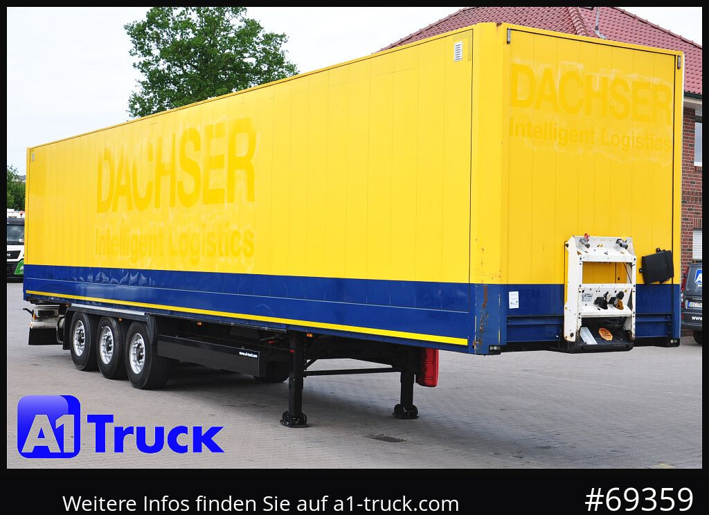 KRONE SDK 27, Koffer, Textil, 1 Vorbesitzer, Doppelstock - Semirremolque caja cerrada: foto 1 KRONE SDK 27, Koffer, Textil, 1 Vorbesitzer, Doppelstock - Semirremolque caja cerrada: foto 1