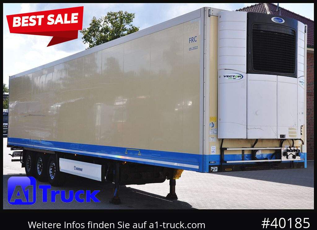 KRONE SDR 27 Carrier 1950 Mt. Doppelstock Lift,TÜV 06/2026 - Semirremolque frigorífico: foto 1 KRONE SDR 27 Carrier 1950 Mt. Doppelstock Lift,TÜV 06/2026 - Semirremolque frigorífico: foto 1