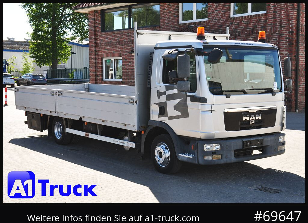 MAN TGL 8,220, Pritsche offen, L6400mm, AHK, - Furgoneta caja abierta: foto 1 MAN TGL 8,220, Pritsche offen, L6400mm, AHK, - Furgoneta caja abierta: foto 1