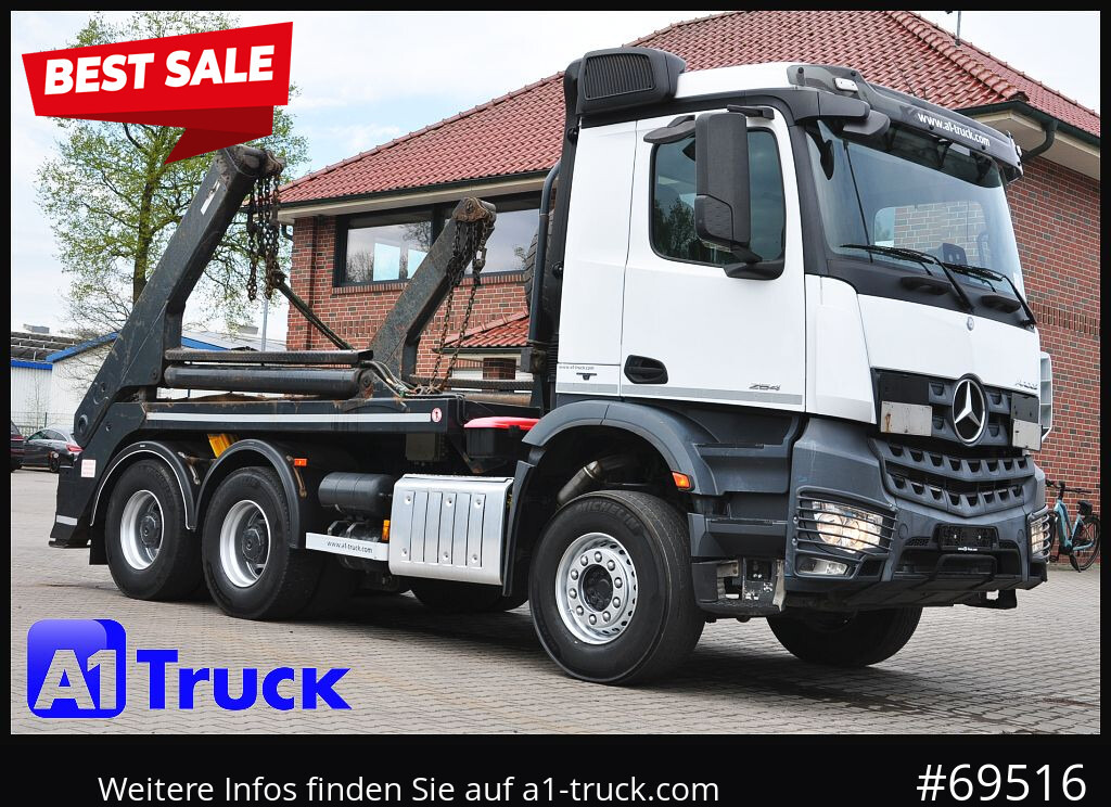 MERCEDES-BENZ 2645 Arcos 6x4 Klima AHK, - Camión portacontenedor de cadenas: foto 1 MERCEDES-BENZ 2645 Arcos 6x4 Klima AHK, - Camión portacontenedor de cadenas: foto 1