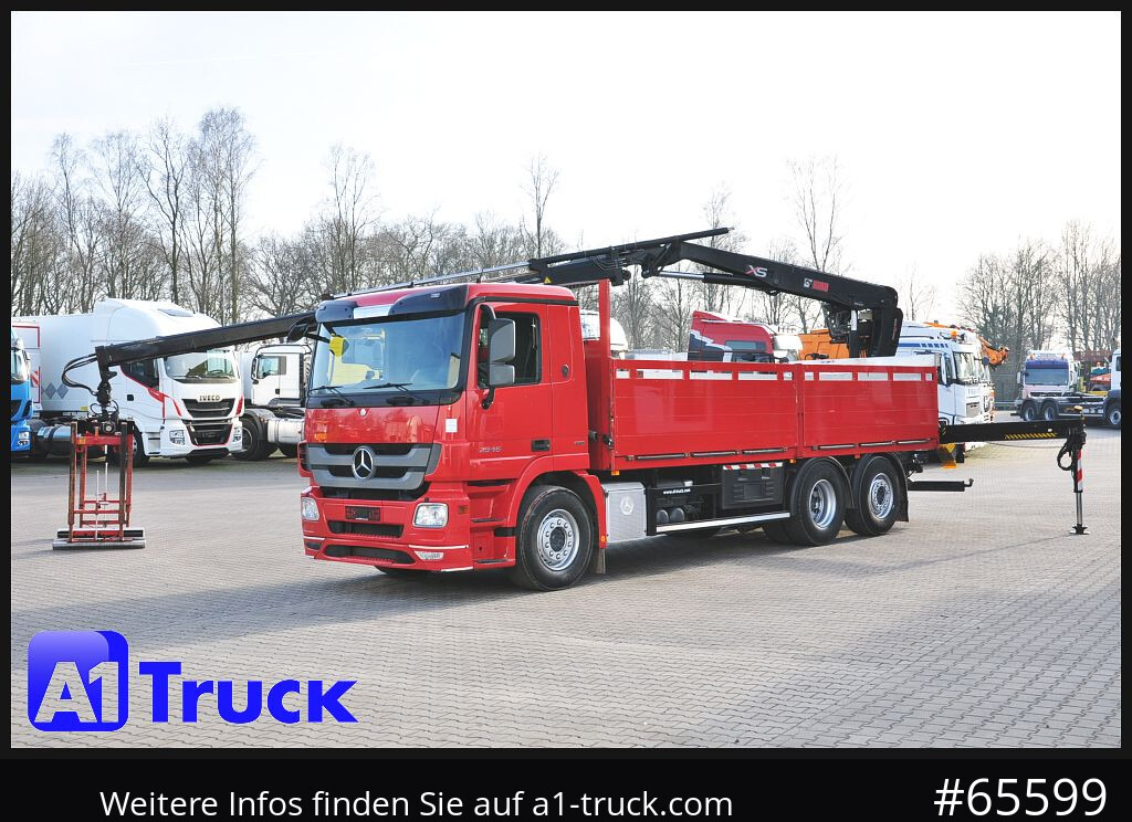 Camión caja abierta, Camión grúa MERCEDES-BENZ Actros 2546 MP 3, HIAB Kran, Lift-Lenkachse,: foto 12 Camión caja abierta, Camión grúa MERCEDES-BENZ Actros 2546 MP 3, HIAB Kran, Lift-Lenkachse,: foto 12
