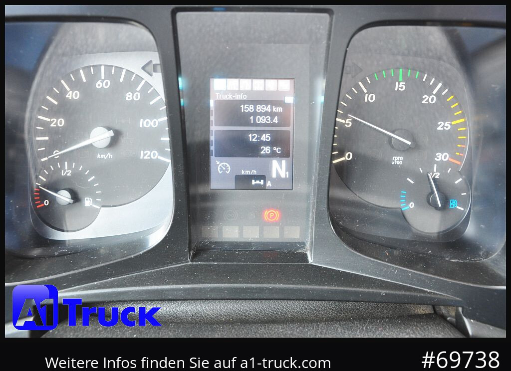 Camión de basura para transporte de basura MERCEDES-BENZ Antos 2532 Faun Powerpress II Zöller Detla 2301,: foto 7