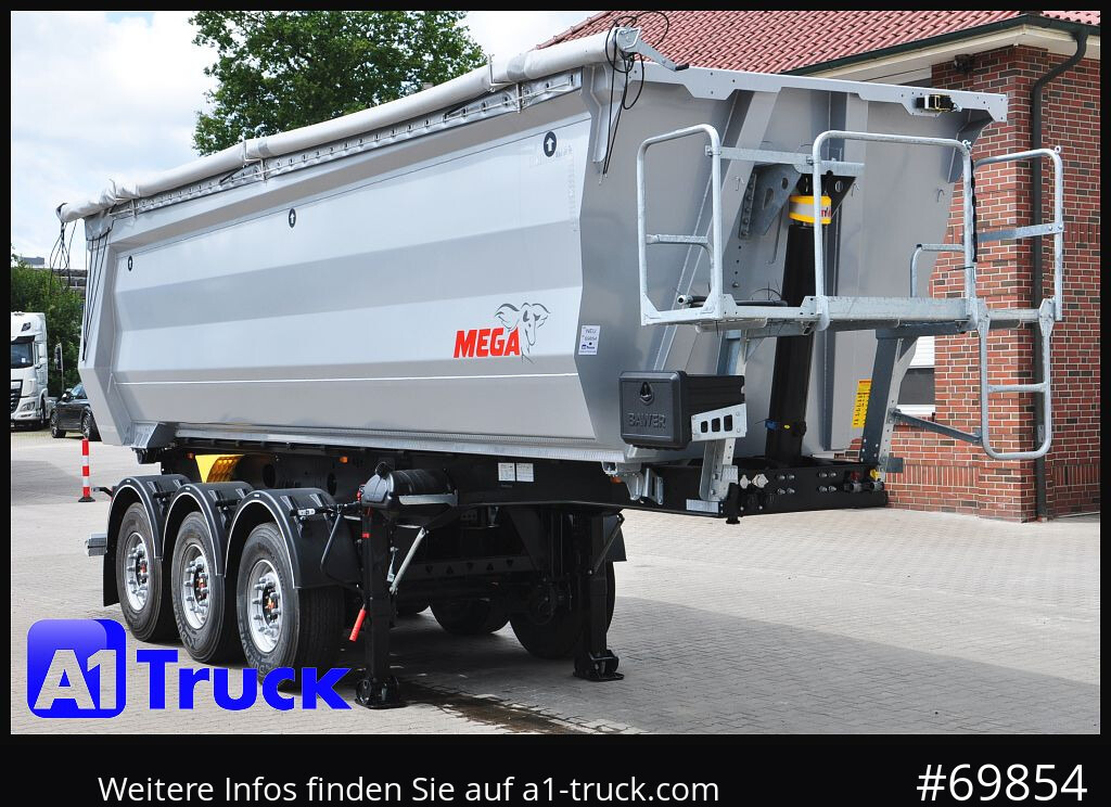 REISCH Mega 28m³ Lift Stahl SAF Hardox - Semirremolque volquete: foto 1 REISCH Mega 28m³ Lift Stahl SAF Hardox - Semirremolque volquete: foto 1