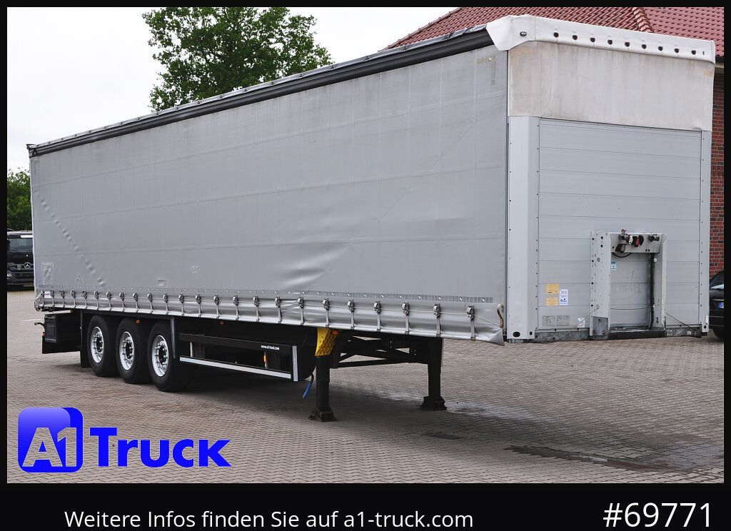 SCHMITZ SD Tautliner, Code XL, verzinkt, 1 Vorbesitzer - Semirremolque lona: foto 1 SCHMITZ SD Tautliner, Code XL, verzinkt, 1 Vorbesitzer - Semirremolque lona: foto 1