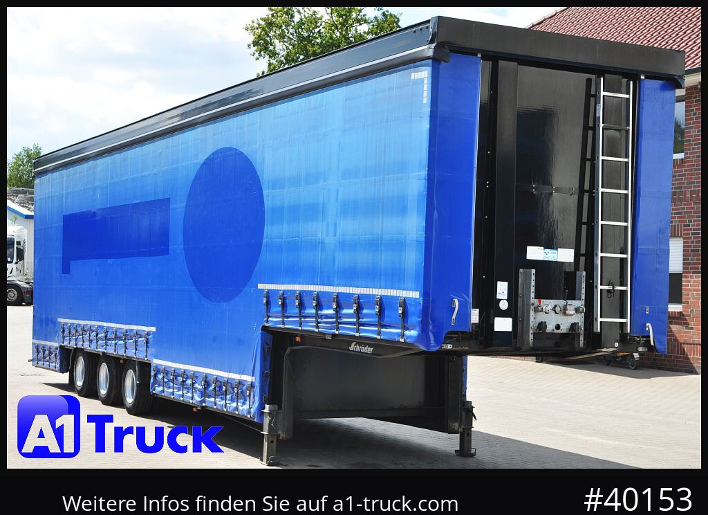 SCHROEDER,WIESMOOR Schröder Jumbo Hubdach, Getränkeauflieger - Semirremolque transporte de bebidas: foto 1 SCHROEDER,WIESMOOR Schröder Jumbo Hubdach, Getränkeauflieger - Semirremolque transporte de bebidas: foto 1
