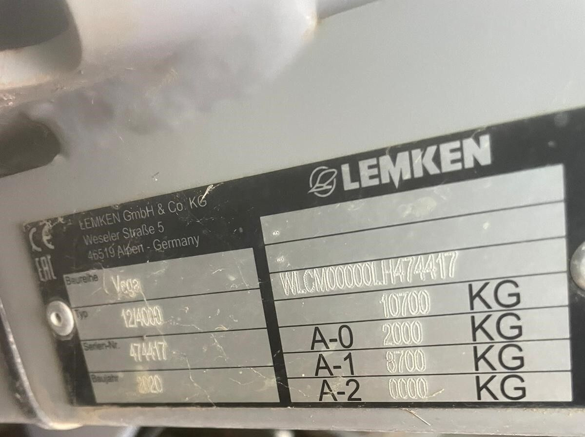 Lemken VEGA 4000 - Pulverizador arrastrado: foto 1 Lemken VEGA 4000 - Pulverizador arrastrado: foto 1