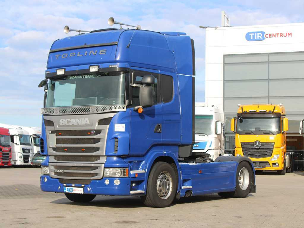 Scania R440, EURO 6, RETARDER, INDEPENDENT AIR CONDITIONING, DUAL-CIRCUIT HYDRAULICS - Cabeza tractora: foto 1 Scania R440, EURO 6, RETARDER, INDEPENDENT AIR CONDITIONING, DUAL-CIRCUIT HYDRAULICS - Cabeza tractora: foto 1