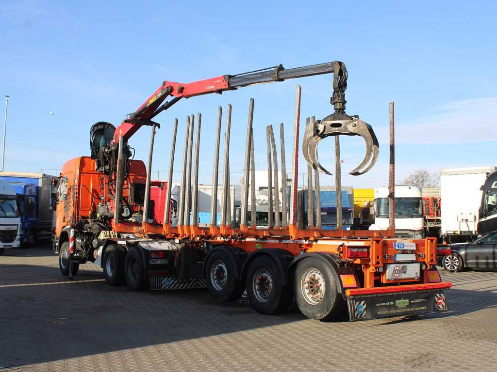 Scania R500, 6x6, RETARDER, OPTICRUISE, PALFINGER EPSILON Q170Z96, NAVIGATION - Cabeza tractora, Semirremolque maderero: foto 5 Scania R500, 6x6, RETARDER, OPTICRUISE, PALFINGER EPSILON Q170Z96, NAVIGATION - Cabeza tractora, Semirremolque maderero: foto 5